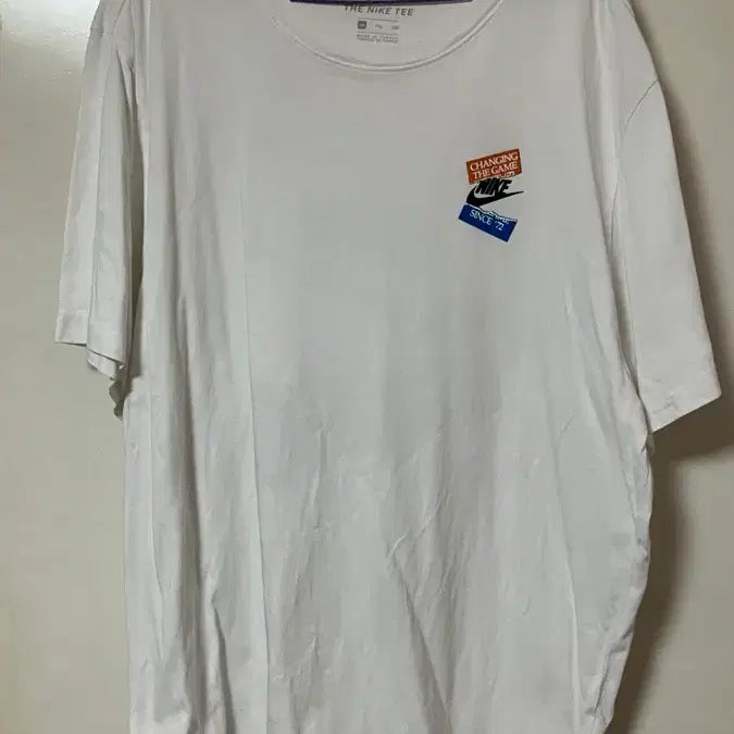 [BUNJANG] Nike Short Sleeve T-Shirt White / 나이키 반팔 티셔츠 화이트