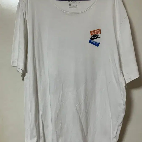 [BUNJANG] Nike Short Sleeve T-Shirt White / 나이키 반팔 티셔츠 화이트