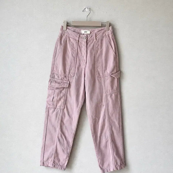 [BUNJANG] Atelier Vanessa Bruno Pastel Pink Cargo Pants / 아떼 바네사브루노 파스텔핑크 카고 팬츠 67-94 (26인치)