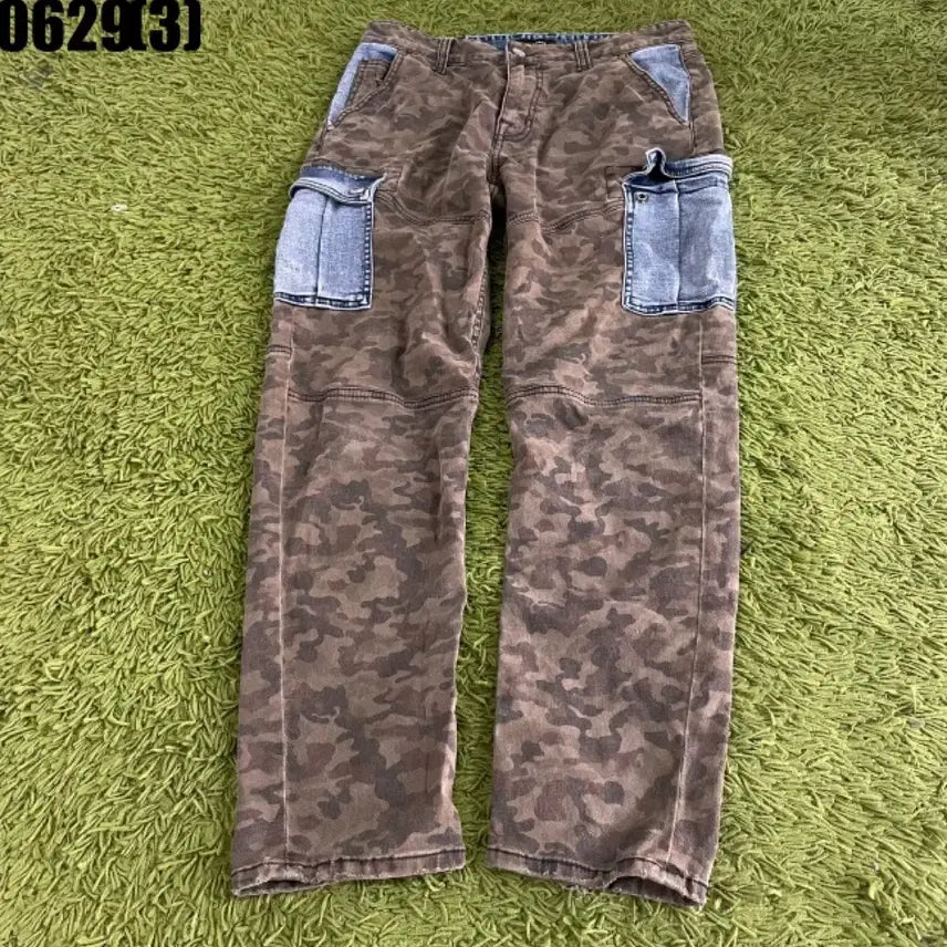 [BUNJANG] Buckaroo Camouflage Mix Cargo Pants / 버커루 버카루 카모플라쥬 믹스 카고 팬츠76 0629
