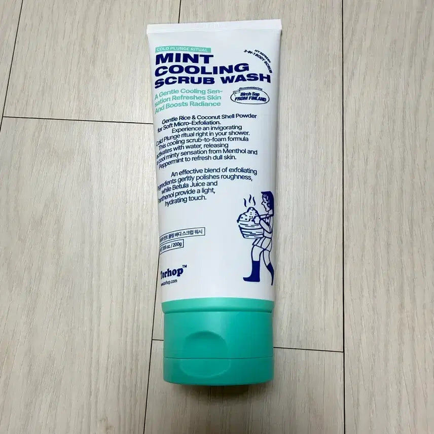 [BUNJANG] Torhop Ryka Mint Cooling Body Scrub 200g / 새상품) [즉각쿨링/냄새케어] 토르홉 라이카 민트 쿨링 바디 스크럽 20