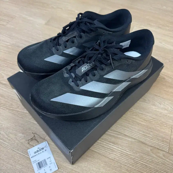 [BUNJANG] Adidas Adizero SL Evo Sol Black Silver Shoes 265mm / 아디다스 아디제로 SL 에보솔 블랙실버 265사이즈