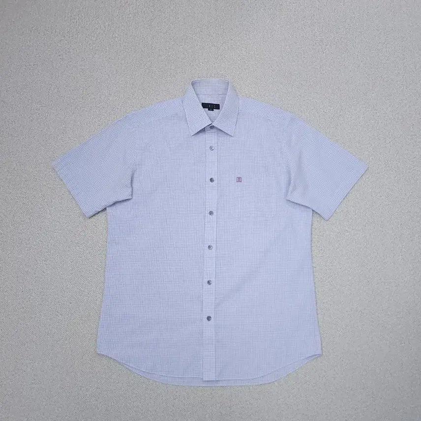 [BUNJANG] Daks Men's Checkered Short Sleeve Shirt Summer Casual / (95)닥스 남자 핑크 반팔 체크 셔츠 여름 남방 캐주얼 G2W4181