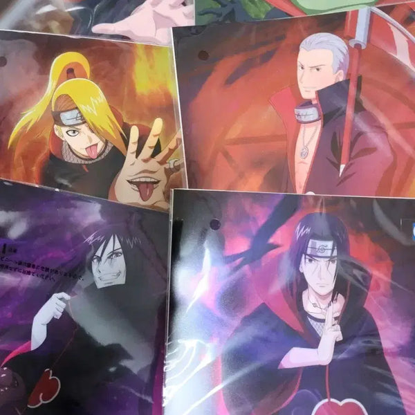 [BUNJANG] Naruto Ichiban Kuji Kagemage Recollection Visual Sheet Poster Set (6 Types) / 나루토 제일복권 I상 비주얼 시트 포스터 6종 카제카게탈환