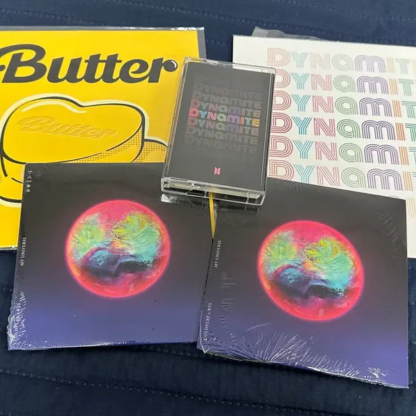 [BUNJANG] BTS Butter, Dynamite, My Universe Vinyl & Cassette Bundle Set / 방탄소년단 Butter / Dynamite / My universe 양도