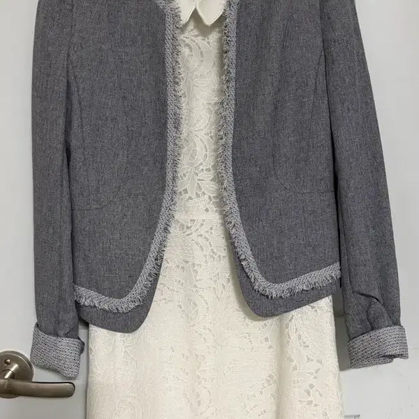 [BUNJANG] Roem Tweed Frill Jacket / 로엠 자켓  (원피스 별도 판매)
