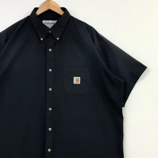 [BUNJANG] Carhartt Black Work Shirt / Xxl 칼하트 블랙워크 셔츠
