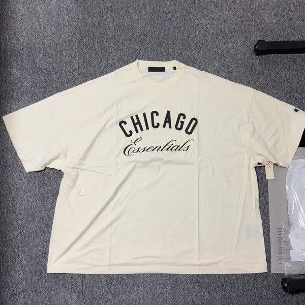 [BUNJANG] Fear of God Essentials MLB Chicago Cubs T-Shirt 2XL / 피어오브갓 에센셜 mlb 시카고 반팔티 2XL