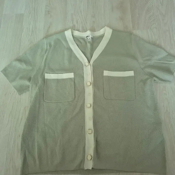 [BUNJANG] SPO Light Mint Short Sleeve Knit / SPO 반팔 니트