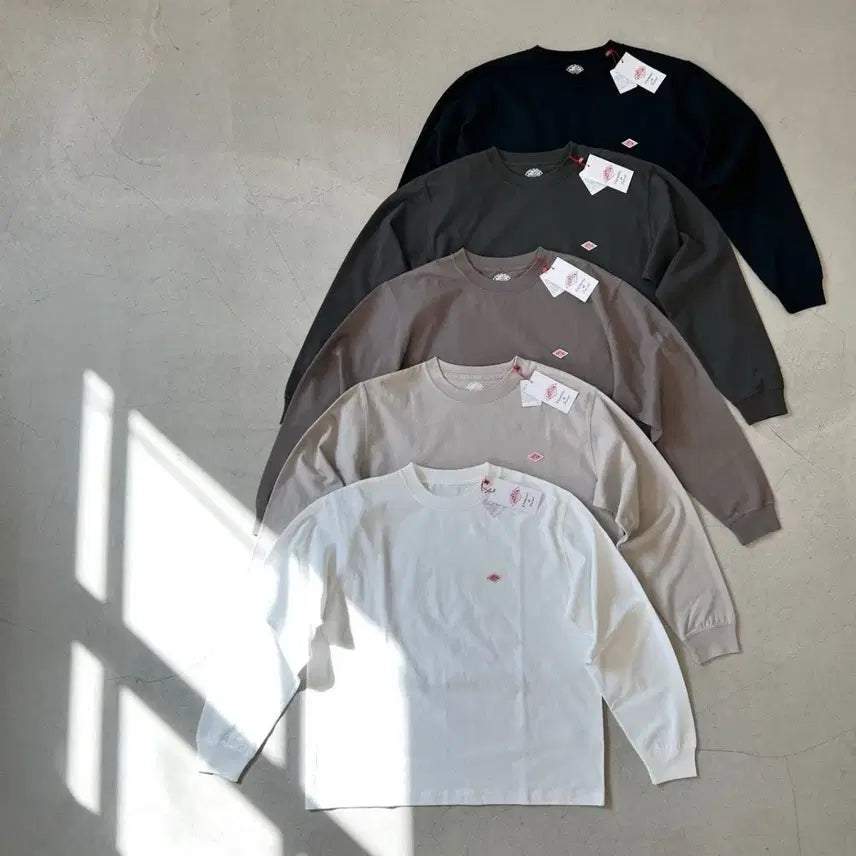 [BUNJANG] Danton Premium Cotton Long Sleeve T-shirt / 단톤 롱슬리브