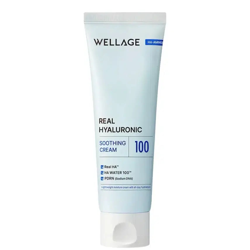 [BUNJANG] Wellage Real Hyaluronic Soothing Cream 80ml / 웰라쥬 리얼 히알루로닉 수딩 크림 80ml