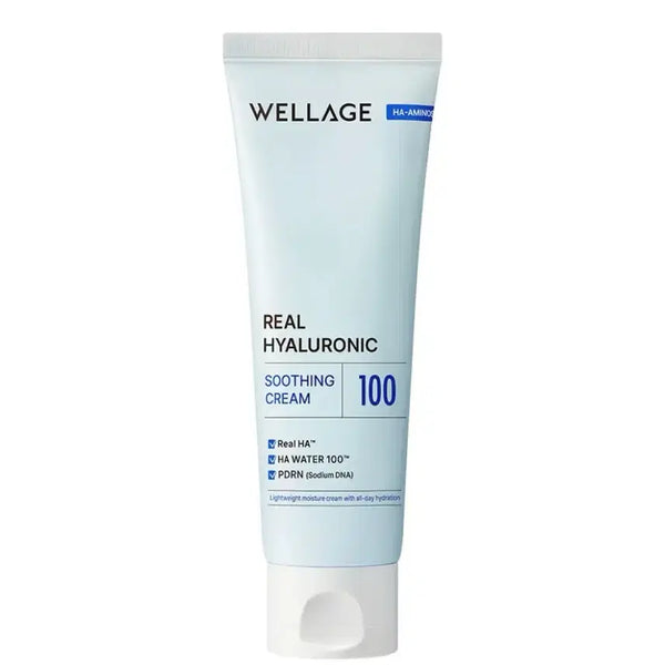 [BUNJANG] Wellage Real Hyaluronic Soothing Cream 80ml / 웰라쥬 리얼 히알루로닉 수딩 크림 80ml