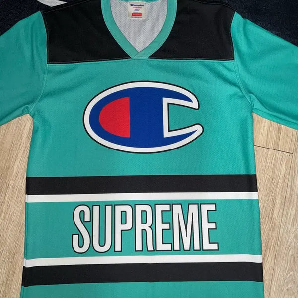 [BUNJANG] Supreme Champion 14SS Hockey Jersey / 슈프림 챔피온 14ss 하키저지