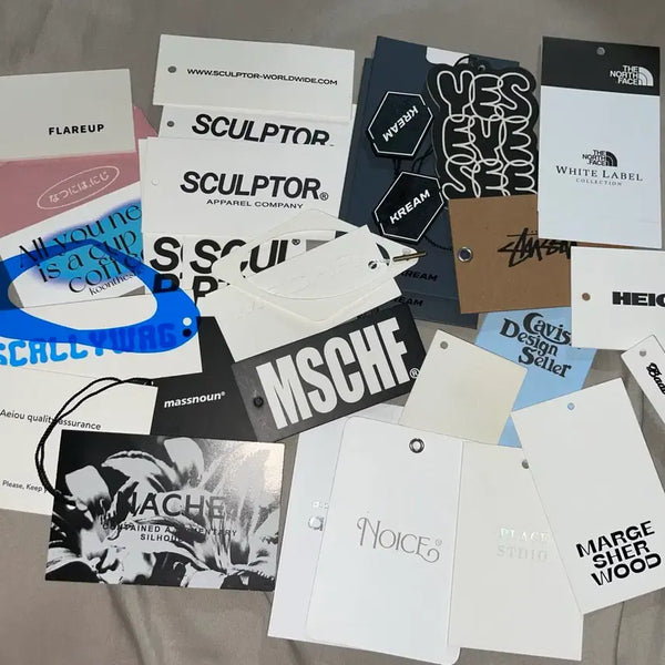 [BUNJANG] Various Brand Clothing Tags Bundle Set / 브랜드태그 의류 택 일괄