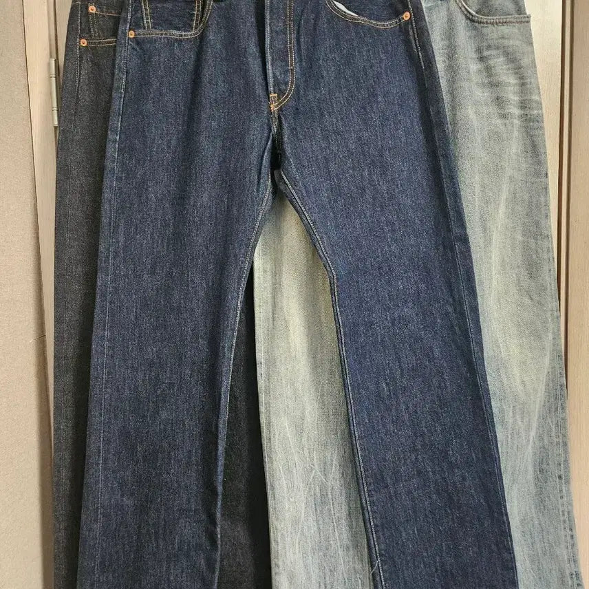 [BUNJANG] Levi's 501 Rinsed Denim Jeans 32x32 / 00s 데드스탁 리바이스 501 32x32 린스드