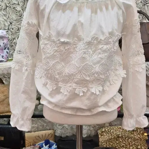 [BUNJANG] PARK GIRL Off-Shoulder Lace Blouse / PARK GIRL 블라우스 (66)