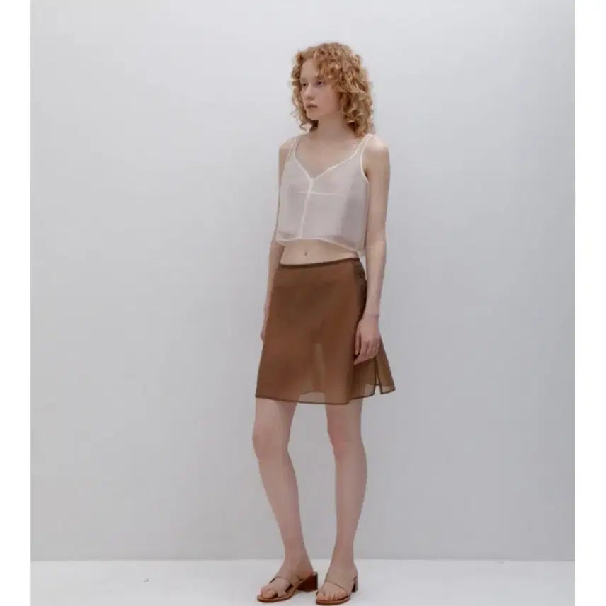 [BUNJANG] Parvéng Campagna Layered Skirt - Capri Color / [새상품] 파르벵 캄파냐 레이어드 스커트_카프리 컬러