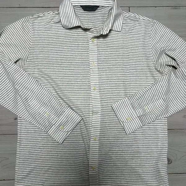 [BUNJANG] Givenchy Men's Linen Blend Stripe Shirt 105 / 지방시 남성 린넨혼방셔츠 105 스트라이프