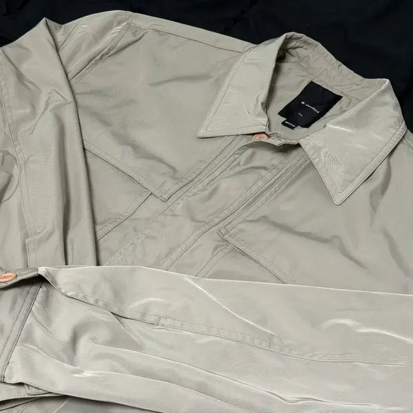 [BUNJANG] W Standard Nylon Shirt Jacket Beige / 더블유스탠다드 나일론 셔츠 자켓 베이지