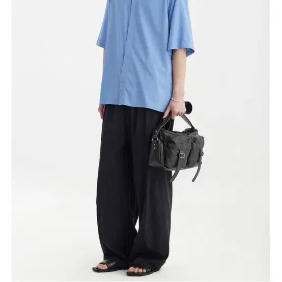 [BUNJANG] Youth Side-Slit Half Shirt (Size S) / Youth Side-Slit Half Shirt S사이즈