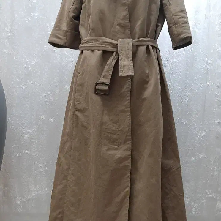 [BUNJANG] S'Max Mara Linen Blend Long Jacket Beige Size 55 / SMAXMARA  면  마 롱자켓55