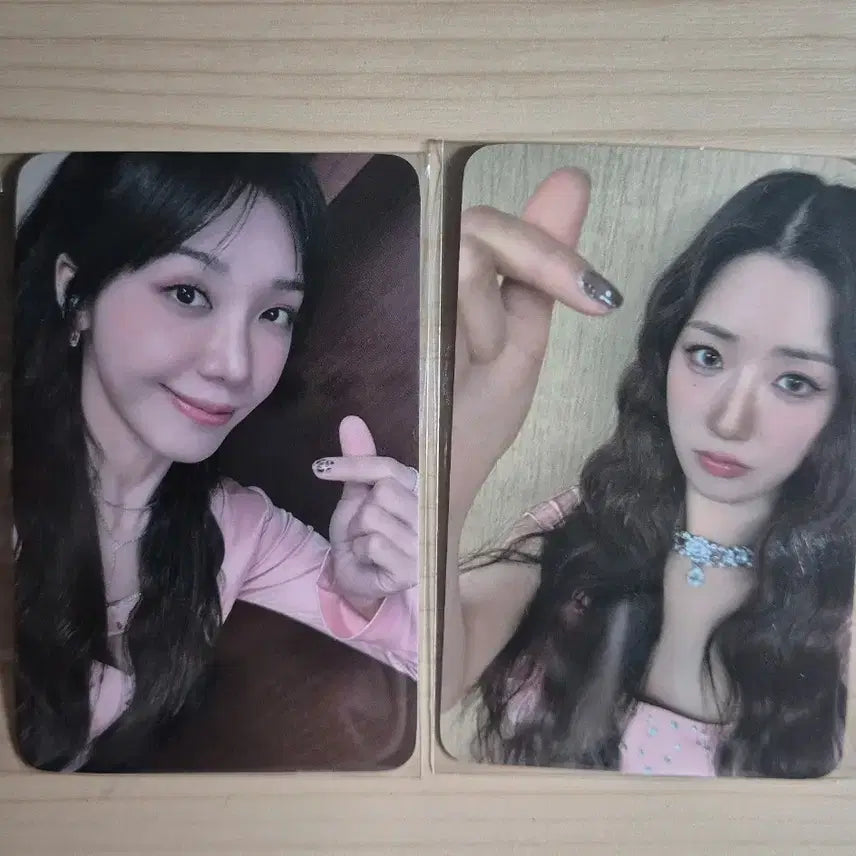 [BUNJANG] Apink Jeong Eun Ji Yoon Bo Mi Soundwave Lucky Draw Photocard Keychain Set / 에이핑크 정은지 윤보미 액막이 키링 포카