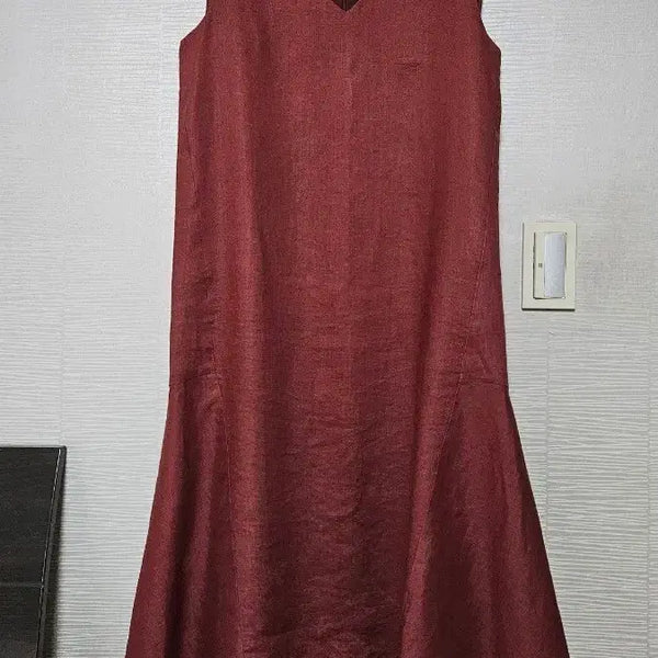 [BUNJANG] She's Mode Linen Long Dress (Size 55) / 쉬즈미즈 린넨 롱 원피스(55)
