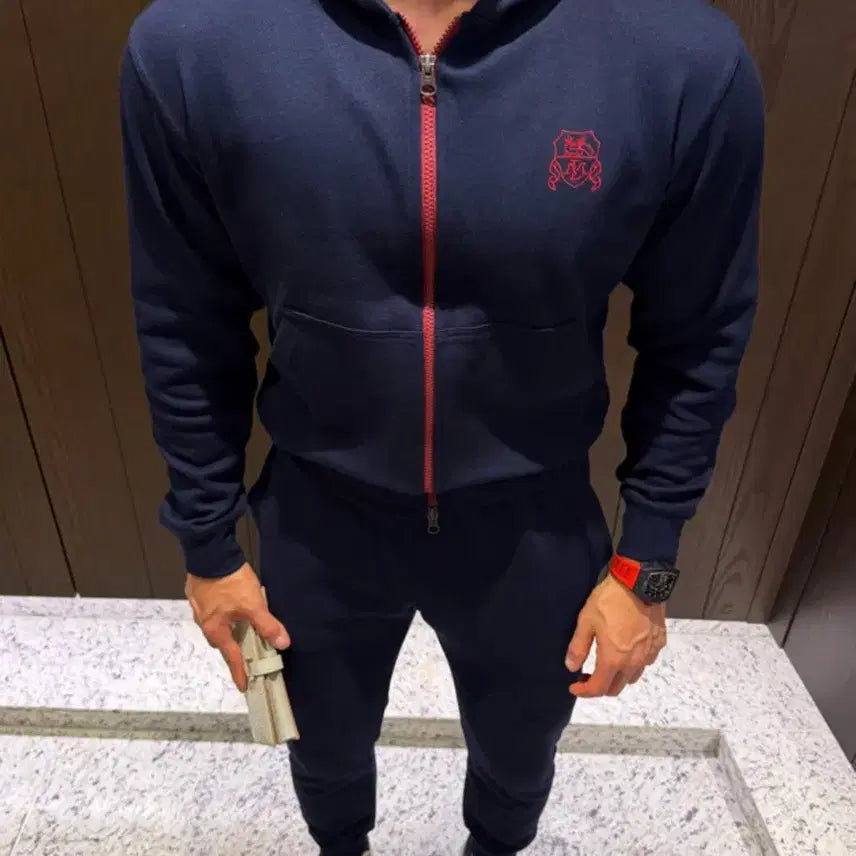 [BUNJANG] Rapinato Etoile LM Hooded Zip-up Training Set-up Size 52 / 라피나토 에뚜알 LM 후드집업 트레이닝 셋업 52사이즈 새상품 판매