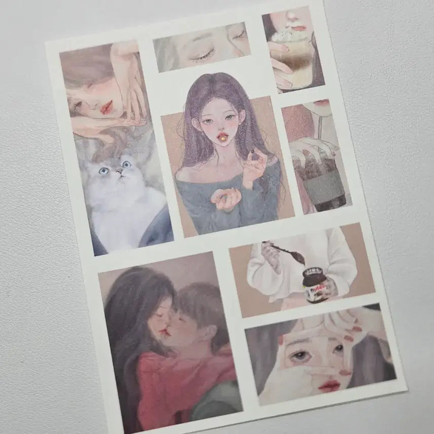 [BUNJANG] Healing Die-Cut Stickers / [치유] 인스