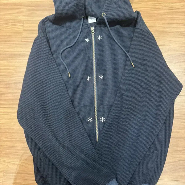 [BUNJANG] The Codi Navy Zip-Up Hoodie / 더콜디 네이비 후드집업
