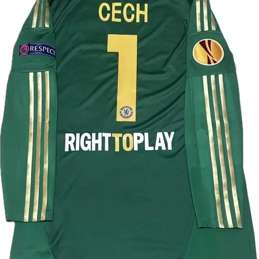 [BUNJANG] Chelsea FC 12-13 Petr Cech Goalkeeper Match Issue Long Sleeve Jersey / 12-13 첼시 GK 지급용 No.1 Petr cech 체흐 골키퍼유니폼