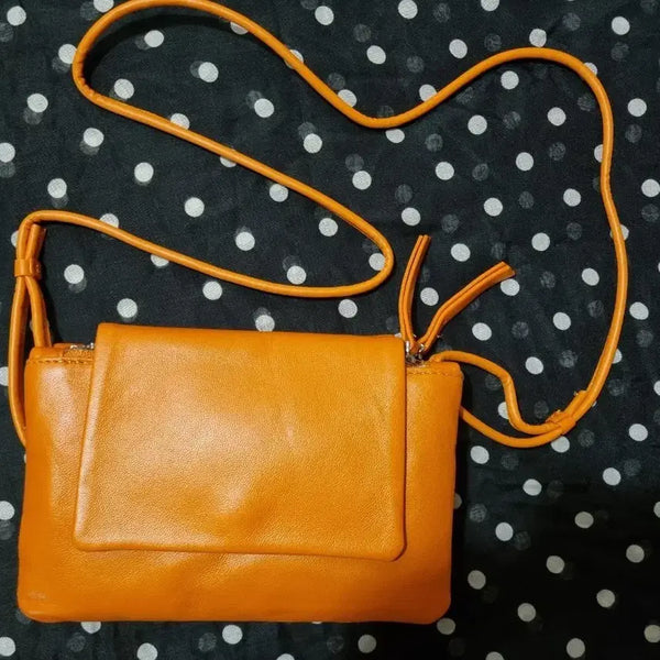 [BUNJANG] Zara Real Leather Mini Crossbody Bag / 자라 리얼 레더 미니 크로스바디백 정품