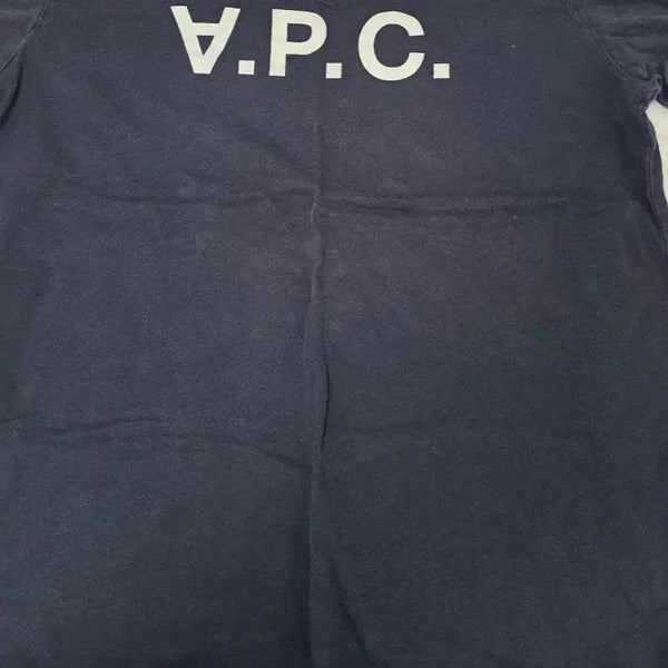 [BUNJANG] A.P.C. Logo T-Shirt Navy M / 정품) A.P.C. 로고 반팔 티셔츠 네이비 m
