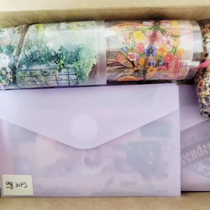 [BUNJANG] Vintage Deco Sticker Box Bundle / 빈티지 다꾸템 랜박
