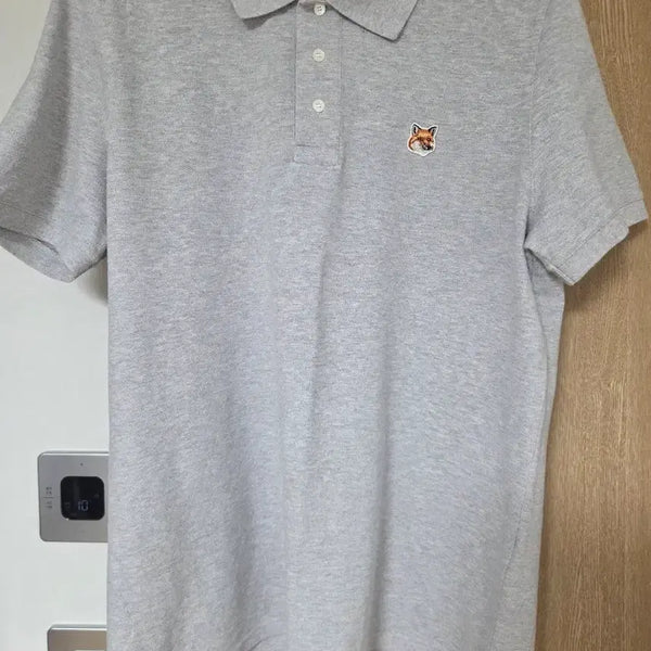 [BUNJANG] Maison Kitsune Half Sleeve Polo Shirt Grey L / 메종키츠네 반팔 폴로 카라티 그레이 L사이즈