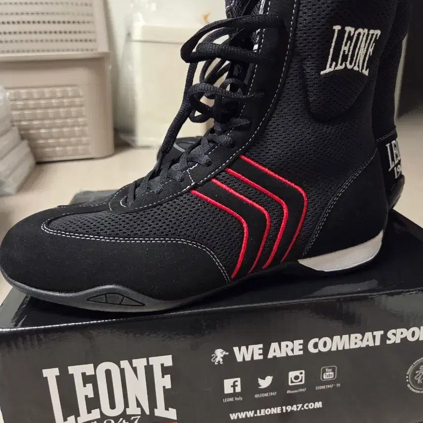 [BUNJANG] LEONE Hermes Boxing Shoes / 26.7cm)) LEONE 리오네 헤르메스 복싱화