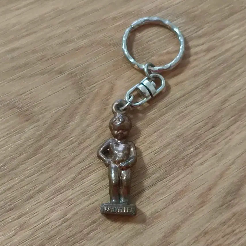 [BUNJANG] Antique Brussels Manneken Pis Keychain / 엔틱 브뤼셀 만네켄피스 열쇠고리 키링