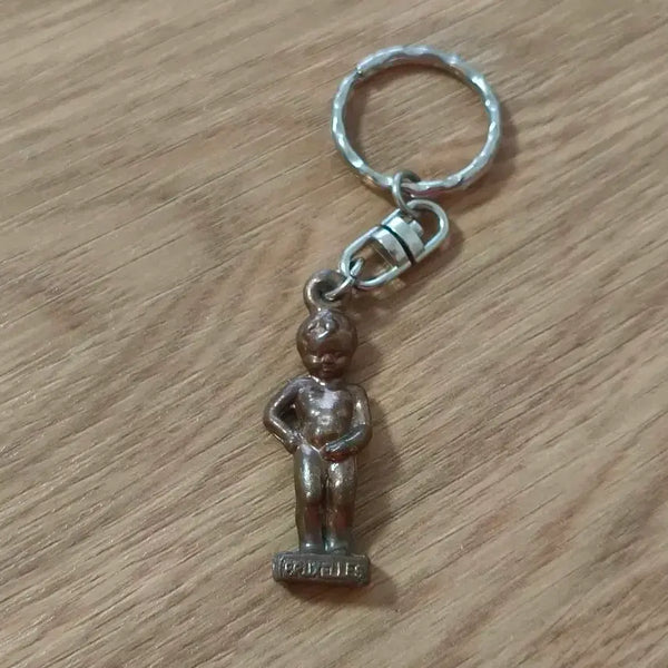 [BUNJANG] Antique Brussels Manneken Pis Keychain / 엔틱 브뤼셀 만네켄피스 열쇠고리 키링