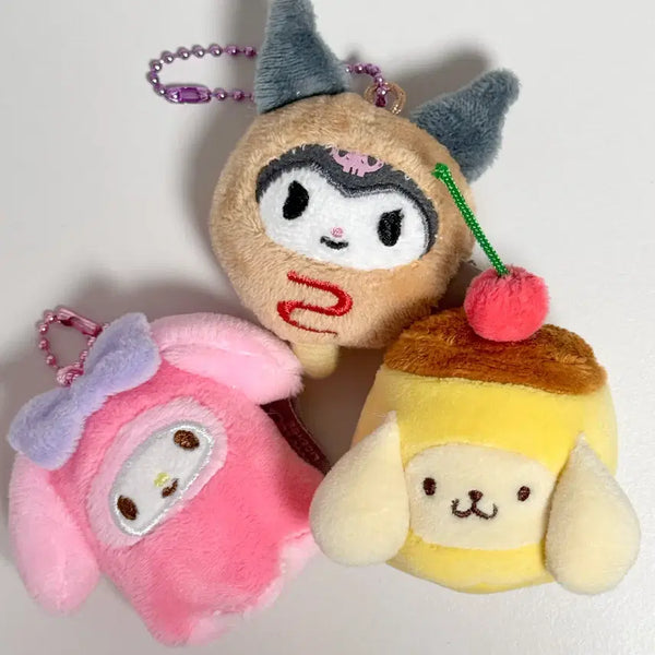 [BUNJANG] Pompompurin, My Melody, Kuromi Pudding Keyring / 폼폼푸린, 마이멜로디,쿠로미 푸딩 키링