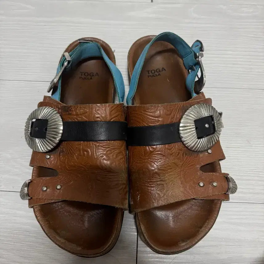 [BUNJANG] TOGA PULLA Western Sandals Shoes / [Toga Pulla] 토가 풀라 웨스턴 샌들