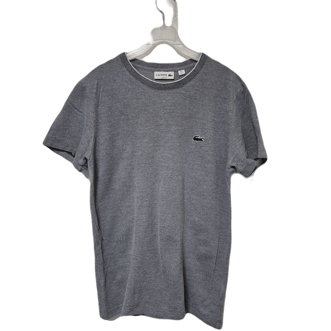 [BUNJANG] Lacoste Women's Round Neck Short Sleeve T-Shirt (Size 95) / 라코스테 정품 여자 여름용 여성 라운드넥 반팔티셔츠95