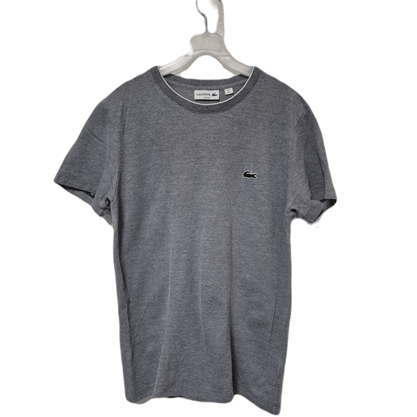 [BUNJANG] Lacoste Women's Round Neck Short Sleeve T-Shirt (Size 95) / 라코스테 정품 여자 여름용 여성 라운드넥 반팔티셔츠95