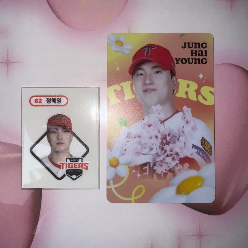 [BUNJANG] Kia Tigers Jeong Hyeong-ung Spring Tiger Lucky Draw KBO Bread Sticker / 기아타이거즈 봄호랑이 정해영 럭드 크보빵 띠부씰 양도