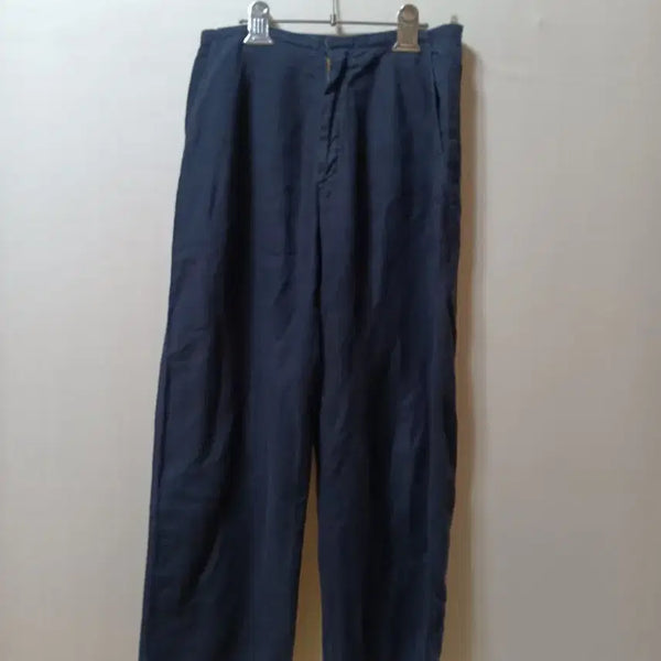 [BUNJANG] Navy Wide Slacks / 네이비색 와이드 슬랙스(여성바지)