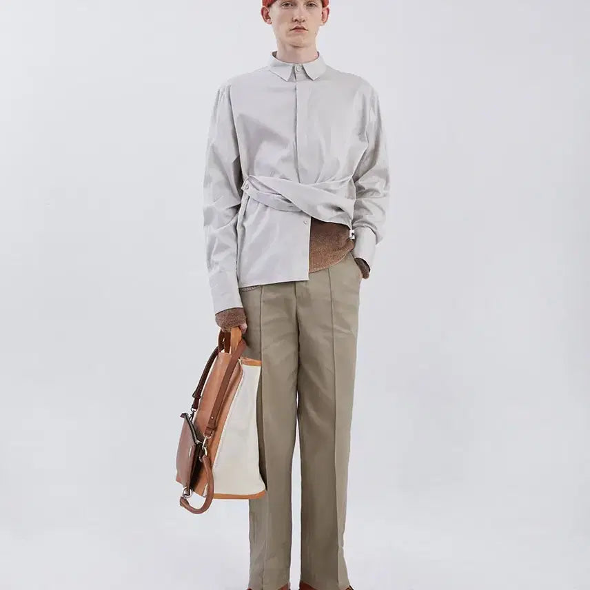 [BUNJANG] Ader Error Croll Shirt Beige A1 / Adererror Croll shirt Beige A1