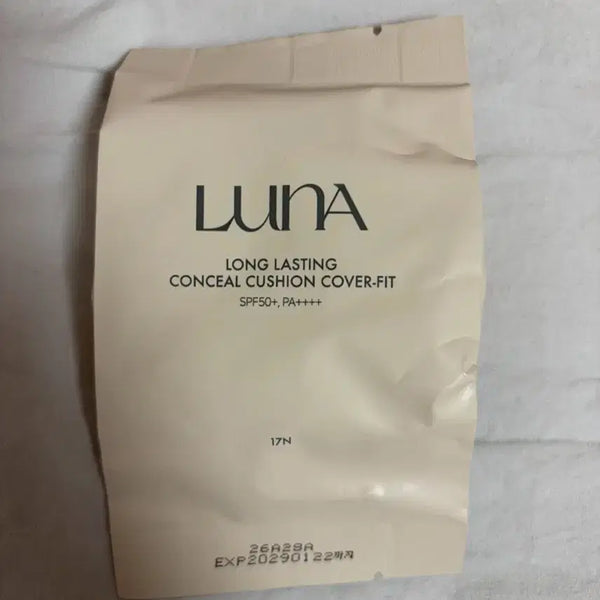 [BUNJANG] Luna Long Lasting Conceal Cushion Cover Fit Refill SPF50+ PA++++ / 루나 롱래스팅 컨실 쿠션 커버핏 17N 리필