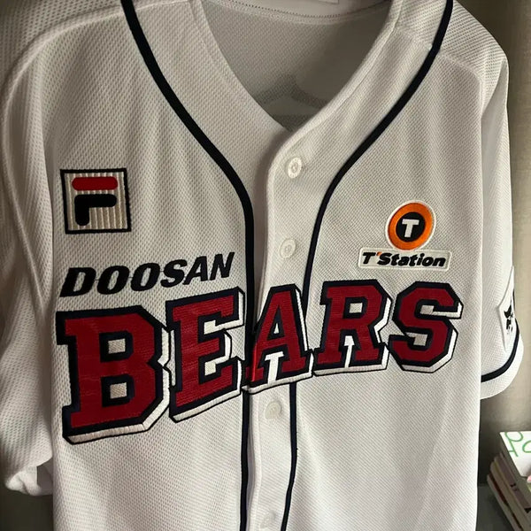 [BUNJANG] Doosan Bears Fila Jeong Soo-bin Jersey / 두산베어스 휠라 정수빈 유니폼