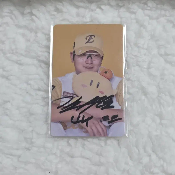[BUNJANG] Hanwha Eagles Kim Seo-hyun Dreamdol Autographed Photocard / 한화 김서현 꿈돌이 포토카드 ( 친필싸인