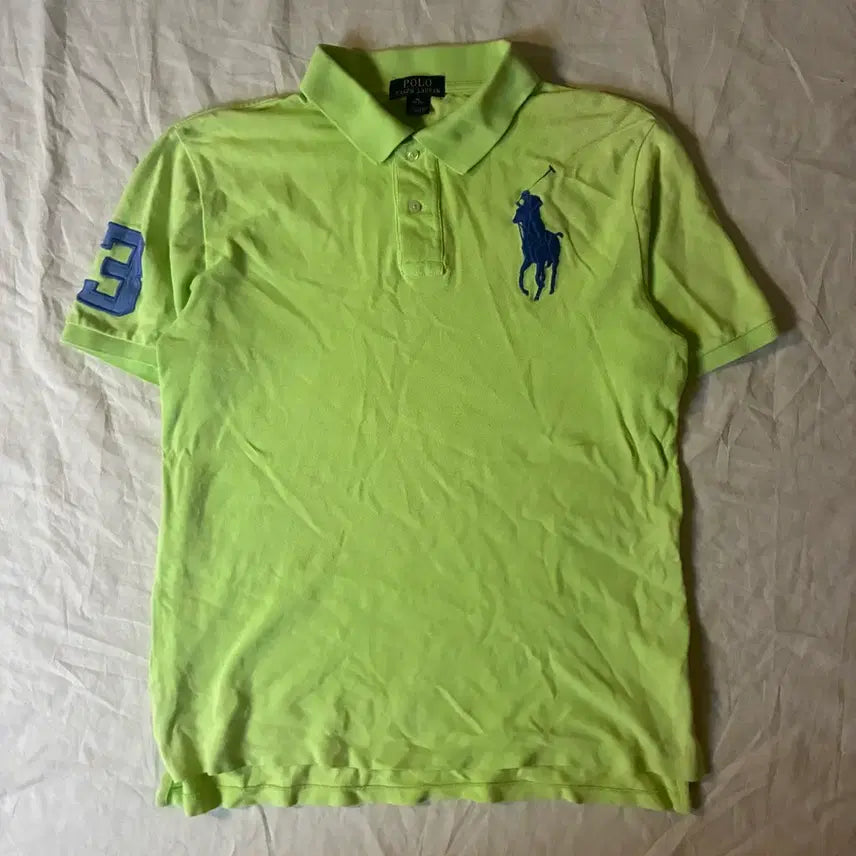 [BUNJANG] Polo Ralph Lauren Big Pony Green T-Shirt / 폴로 빅포니 연두