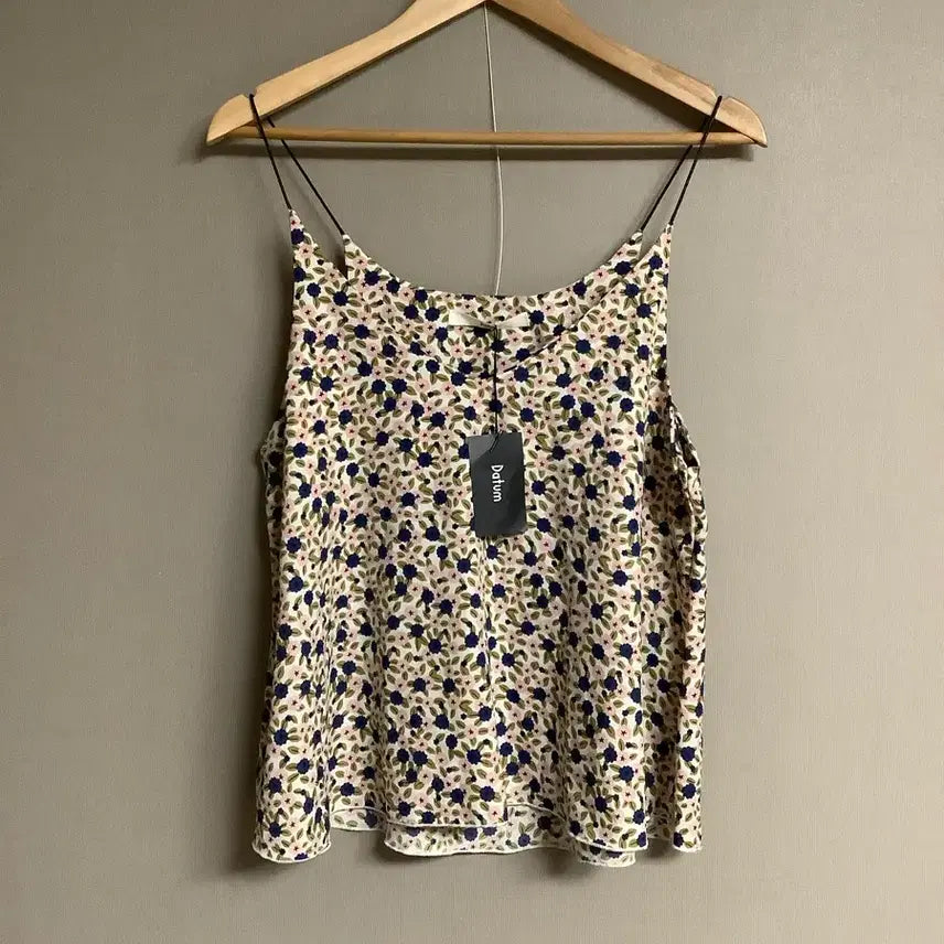 [BUNJANG] Flower Bustier Sleeveless Blouse / (새상품) 플라워 뷔스티에 민소매 블라우스